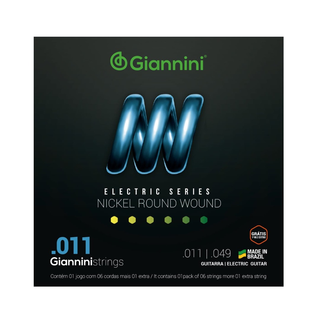 ENCORDOAMENTO GIANNINI GEEGST11 GUITARRA 011 5961