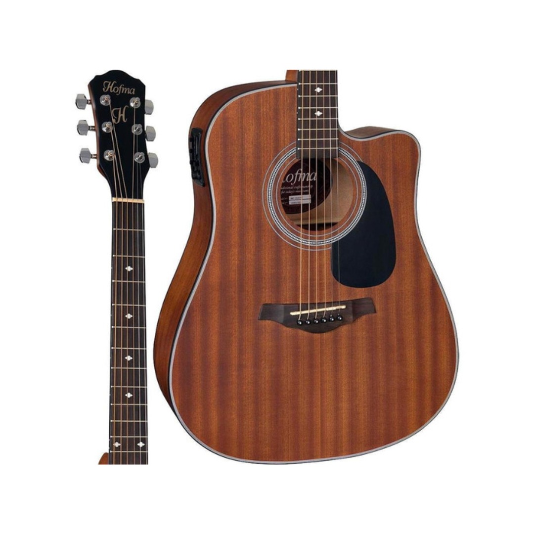 VIOLAO HOFMA EAC FOLCK CUTWAY AÇO HMF250STNT - Imagem 3