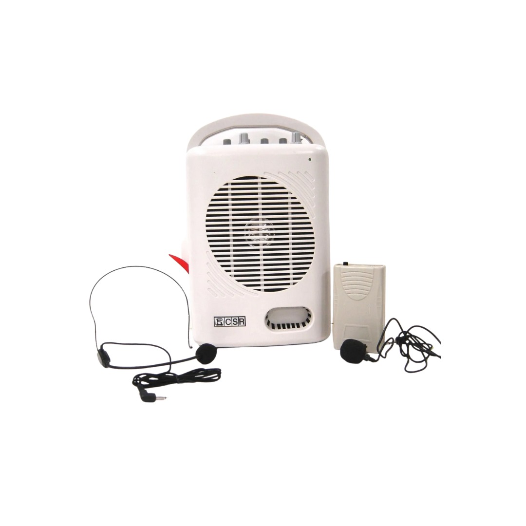 CAIXA AMPLIFICADA CSR C/MICROFONE S/FIO HEADSET T221 USB 10558