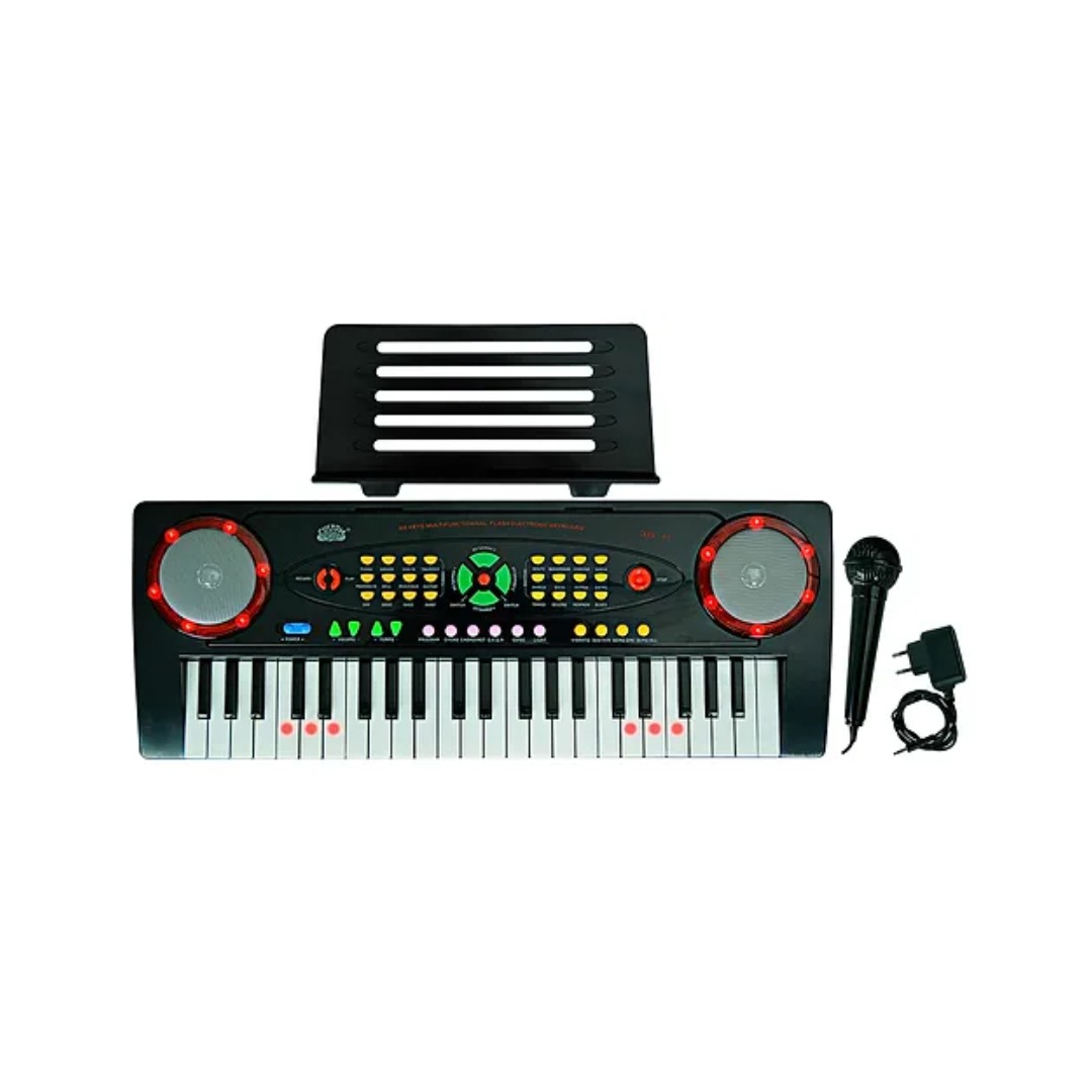 61 Teclado Infantil com Microfone teclado piano elétrico