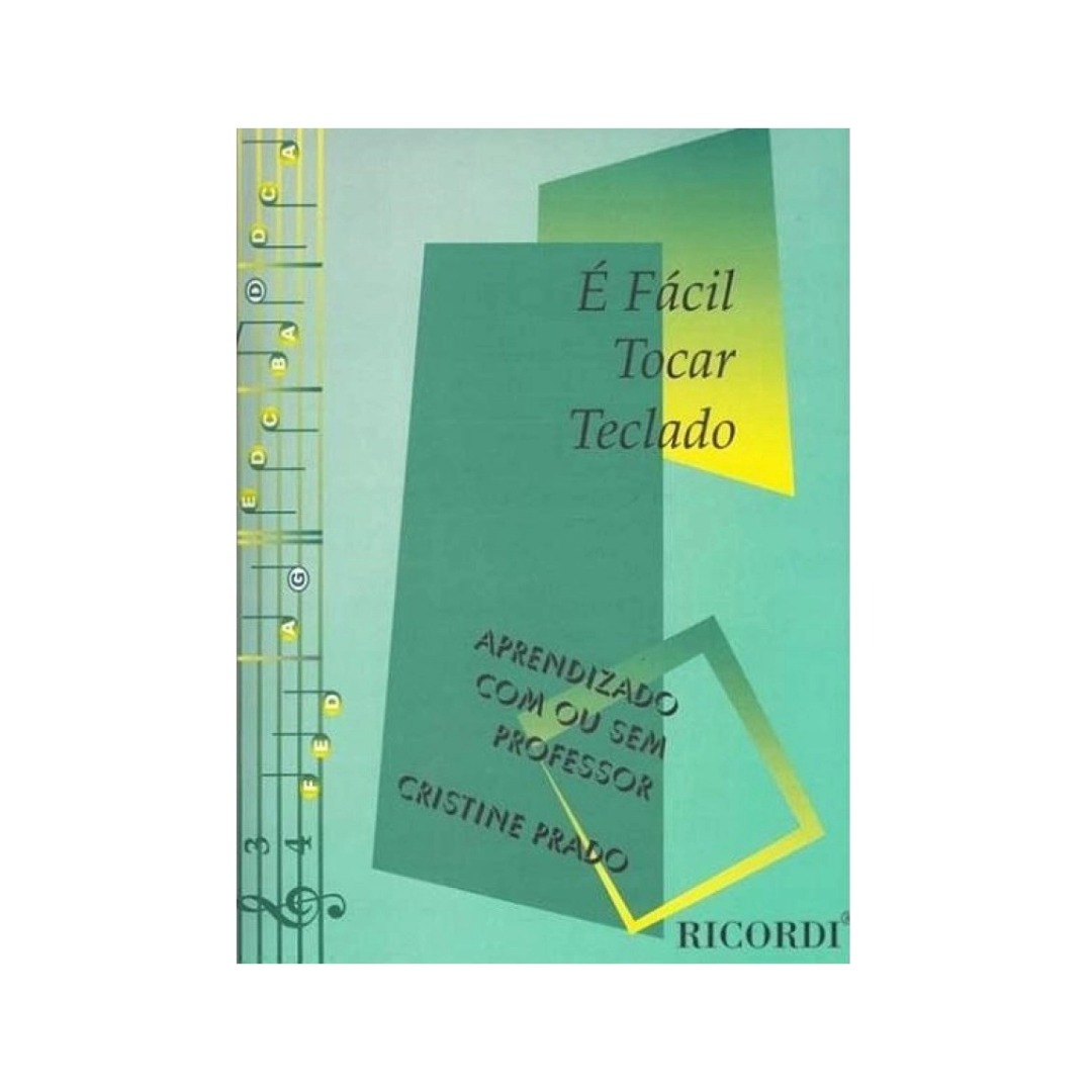 METODO RICORDI C.PRADO É FACIL TOCAR TECLADO RB0910