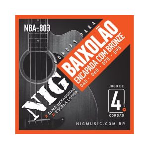 ENCORDOAMENTO NIG. BAIXOLAO 04 CORDAS .040/.095 - BRONZE 80/20 - NBA803