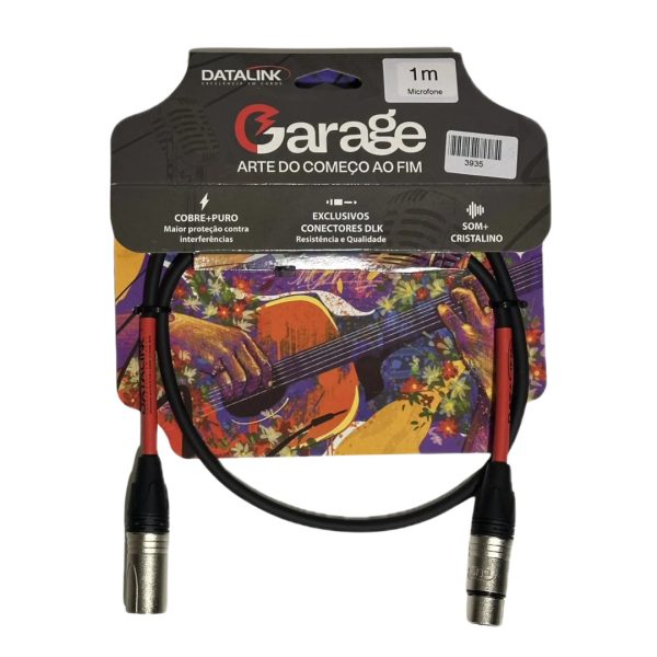 CABO DATALINK GARAGE P/MIC XLRM X XLRF 1M GB001 - Imagem 2