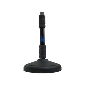 PEDESTAL VISAO DE MESA COM TUBO FIXO PRETO PS01BK