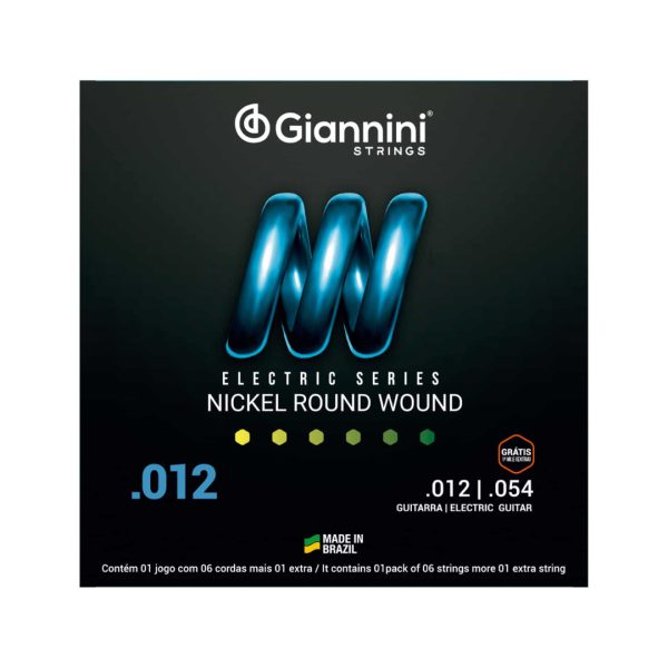 ENCORDOAMENTO GIANNINI GEEGST GUITARRA 0,012  5962