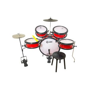 BATERIA LUEN INFANTIL STAR KIDS VERMELHA 44001VM