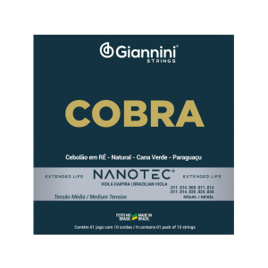 ENCORDOAMENTO GIANNINI GESVNMPN NANOTEC VIOLA NIQUEL TENSAO MEDIA 25924