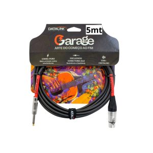 CABO DATALINK GARAGE 5M PARA MICROFONE DESBALANCEADO P10 - XLR MACHO GD007