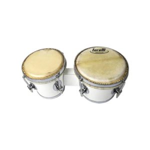 BONGO TORELLI 6 X 7 BRANCO PELE DE COURO TB010BC