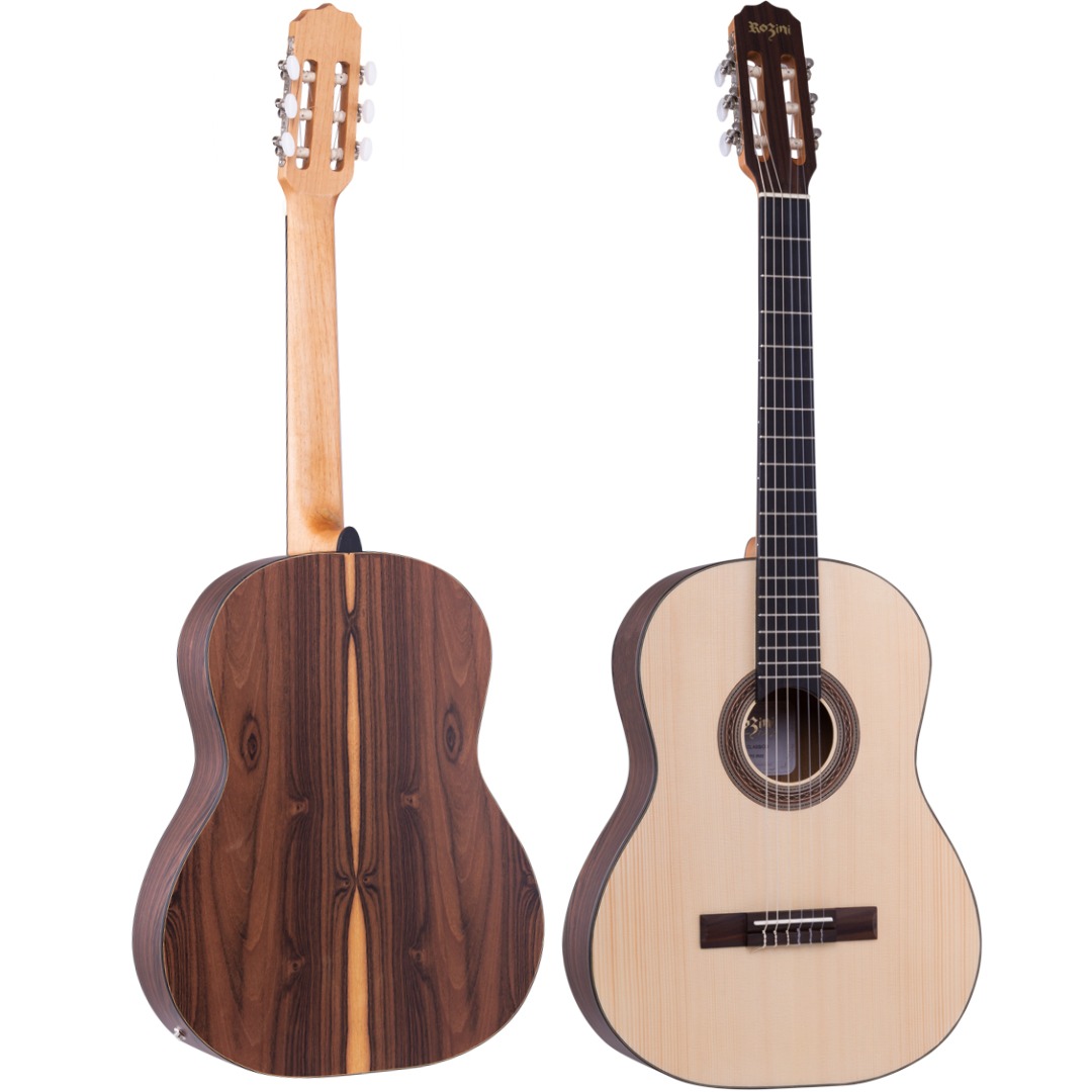 VIOLAO ROZINI RX210ACFLP NYLON STUDIO CLASSICO AC. FOSCO L.PTO 125 - Imagem 2
