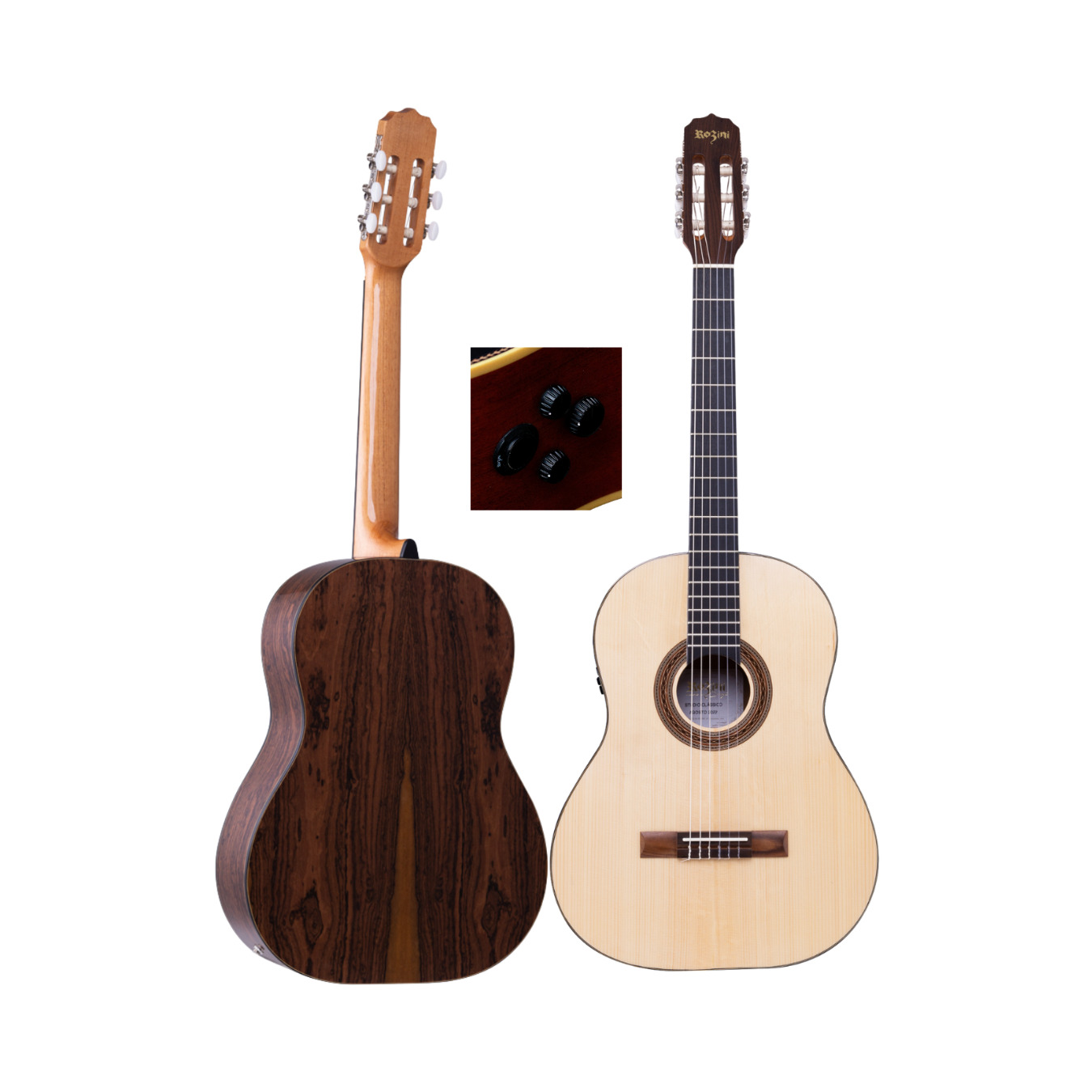 VIOLAO ROZINI RX210 RE2FLP NYLON STUDIO CLASSICO EAC.NATURAL L.PTO 1910