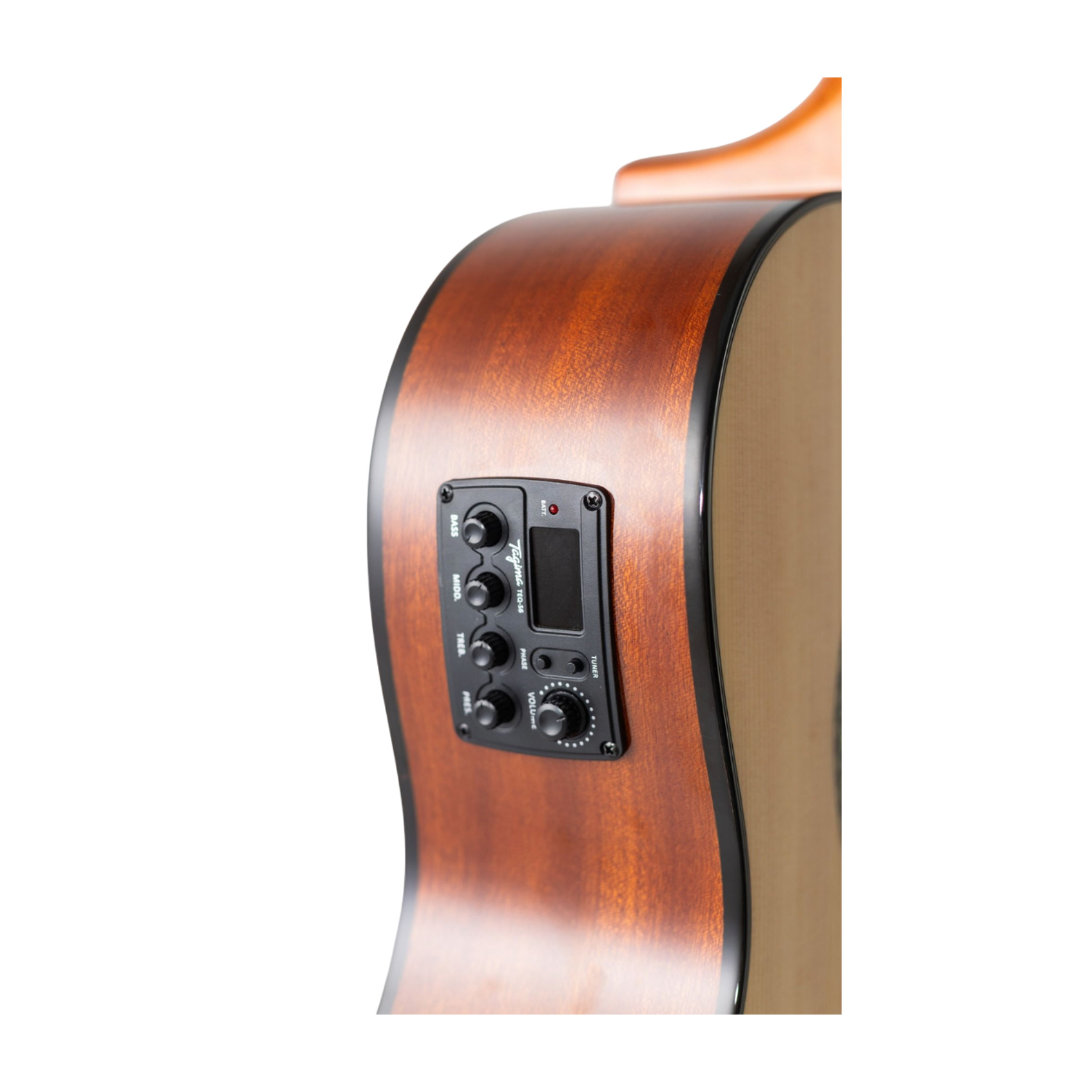 VIOLAO TAGIMA CLASSIC CUTWAY VESPERATA NT BS EAC NYLON SOLID 7285 - Imagem 3