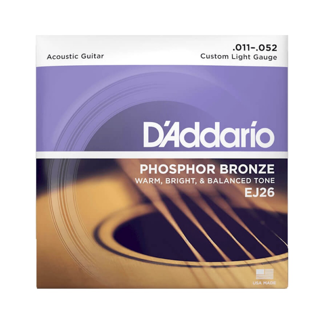 ENCORDOAMENTO DADDARIO VIOLAO AÇO 011 EJ26 12052