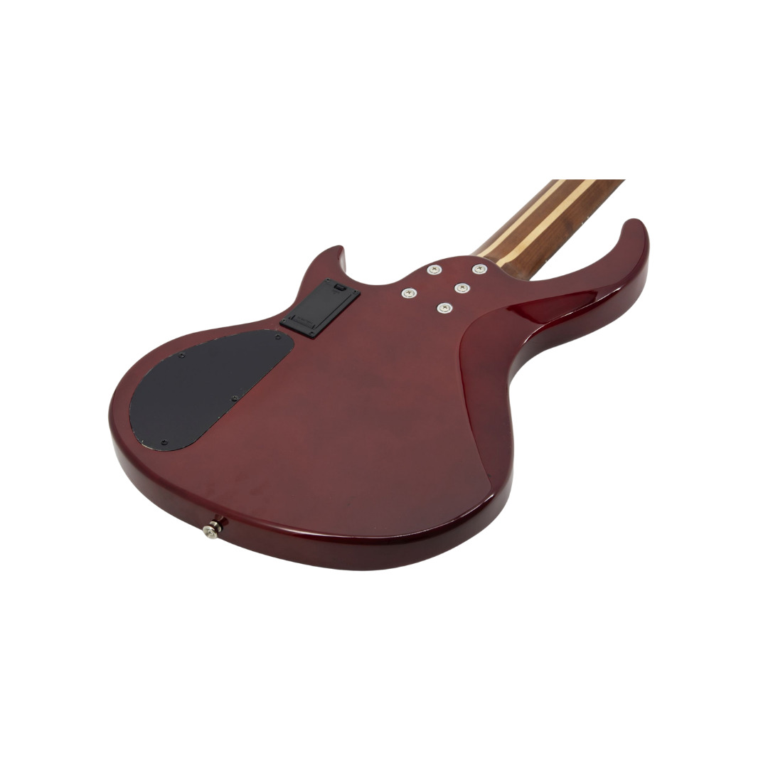 CONTRA BAIXO STRINBERG HORIZON H5B TRB TRANSPARENTE RED/BLACK 15724 - Imagem 4