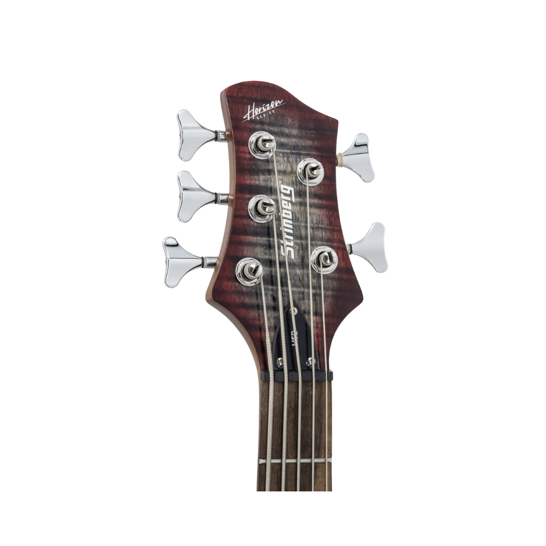CONTRA BAIXO STRINBERG HORIZON H5B TRB TRANSPARENTE RED/BLACK 15724 - Imagem 5
