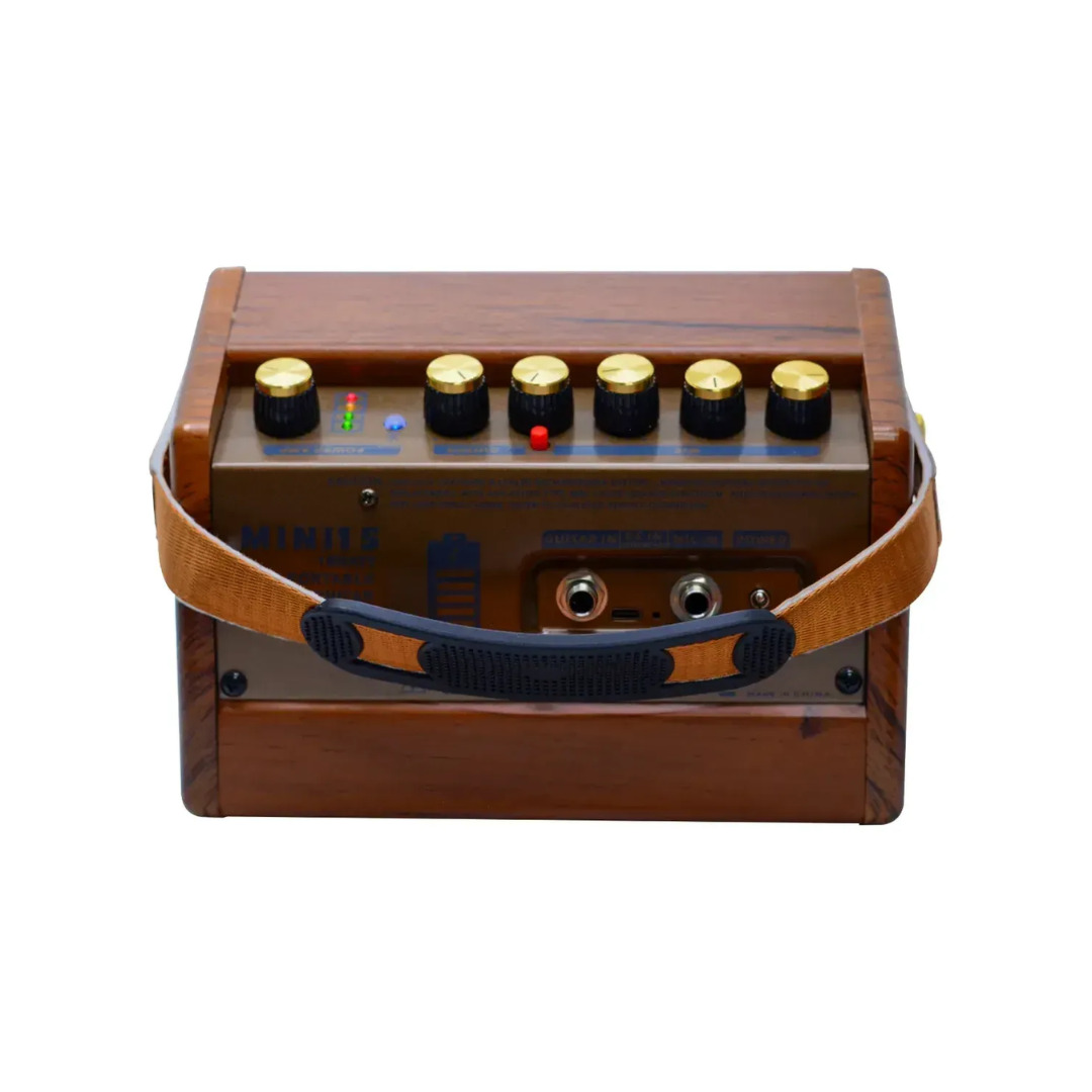 AMPLIFICADOR MIXER P/ VIOLAO CUSTOM SOUND MINI30 BT EFX NATURAL 35W RMS - Imagem 3