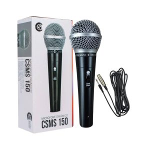 MICROFONE CUSTOM SOUND C/FIO CSMS150 BK